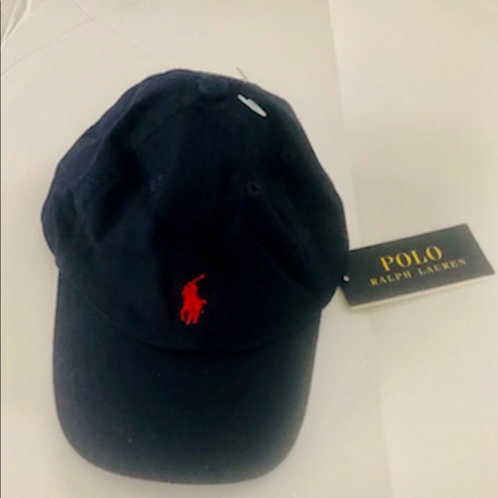 New Girl’s Ralph Lauren Polo Baseball Cap Navy Blue 2T- 4T - Picture 2 of 16